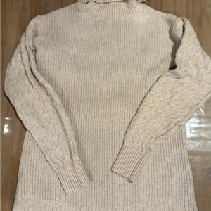 St. John's Bay Women's Cowl Neck Sweater - Cream